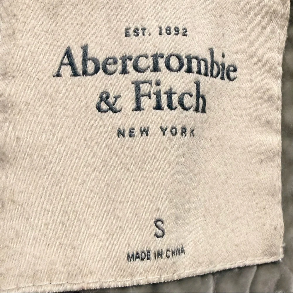 Abercrombie & Fitch | Light Gray Wool Blend Button Moose Cardigan | Sz S